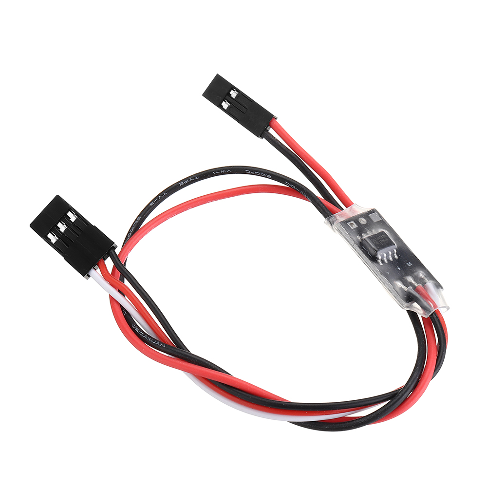 2.7A 1S Dual Way Micro Brush ESC 3.3-6V Winch Reversing with Overheat Out of Control Protection for DIY RC Model - Photo: 2