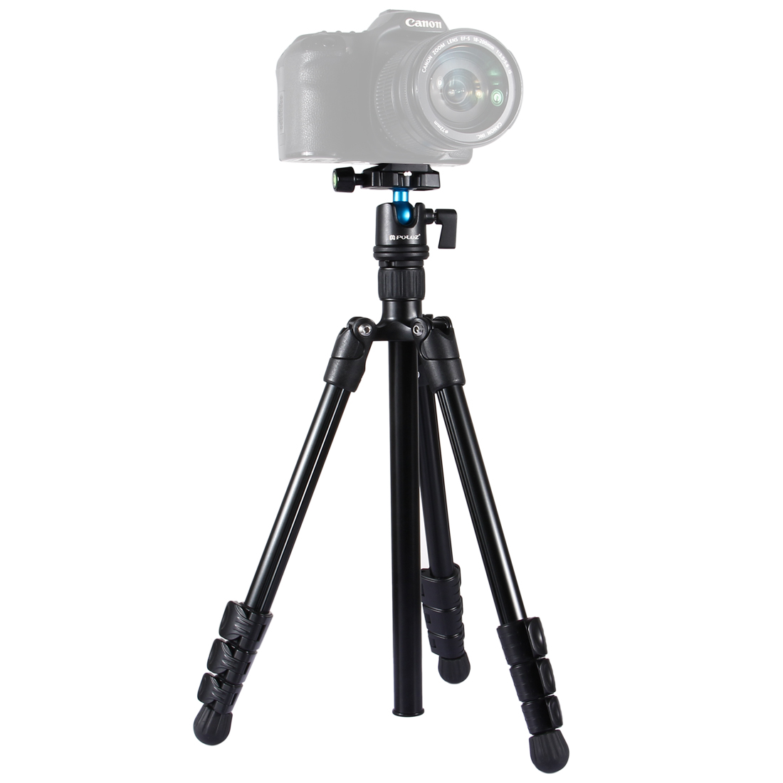 

PULUZ PU3009 4-Section Folding Legs Metal Tripod Mount with 360 Degree Ball Head for DSLR