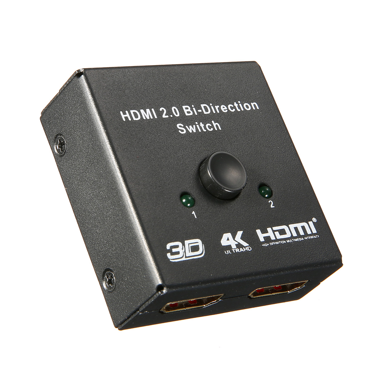 HDMI 2.0 HDTV Switch Switcher Splitter Bi-Direction Hub HDCP 2x1 1x2 In Out 4K