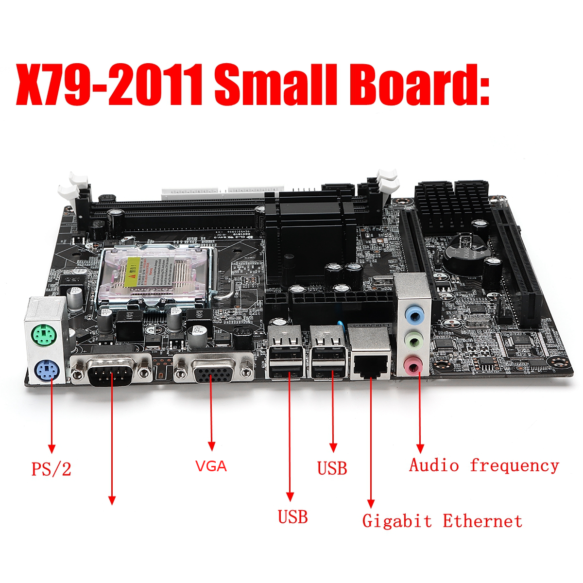 X79-2011 Small Board Mainboard Motherboard For LGA2011 Xeon Series CPU DDR3 1066/1333 For Intel X79 13