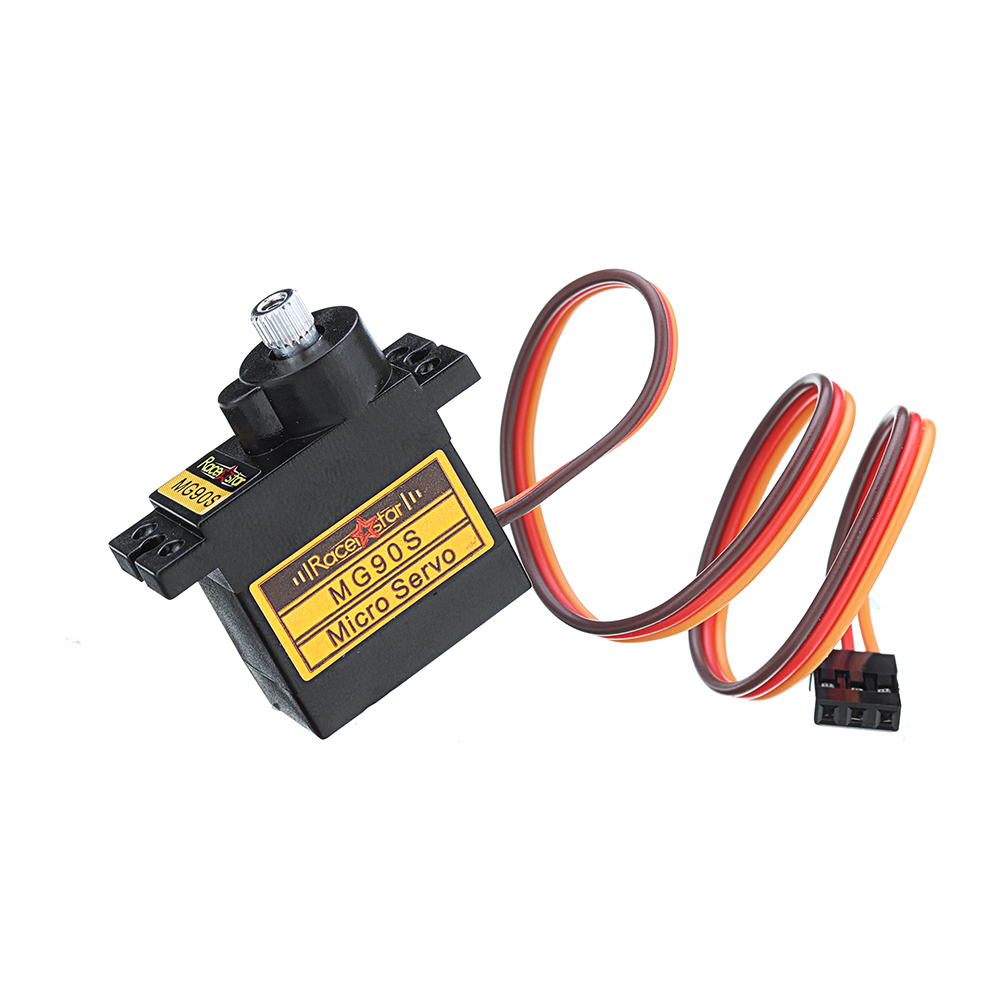 6PCS Racerstar MG90S 9g Micro Metal Gear Analog Servo For 450 RC Helicopter RC Car Boat Robot - Photo: 4
