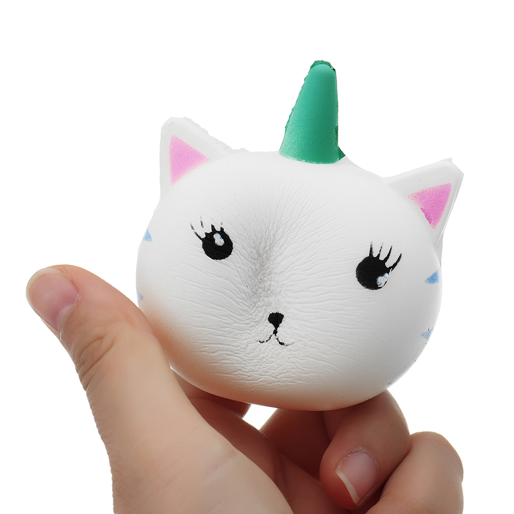 Unicorn Cat Squishy 7.1*6.2CM Slow Rising Soft Collection Gift Decor Toy