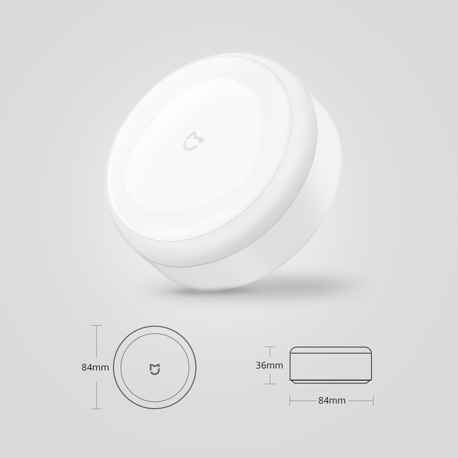 Original Xiaomi MiJIA LED Smart Infrared Human Body Motion Sensor Dimmable Night Light For Home 