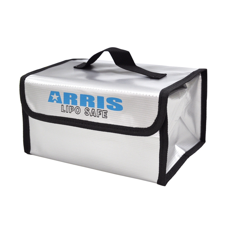 2Pcs ARRIS Fire Retardant LiPo Battery Portable Safety Bag 215*155*115mm - Photo: 2