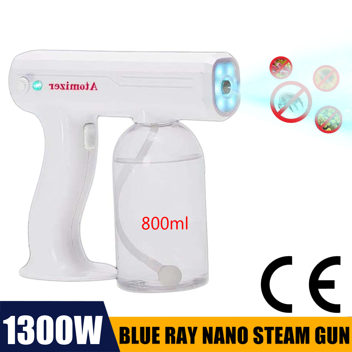 1300W 800ml Blue Light Nano Steam Engine Sprayer
