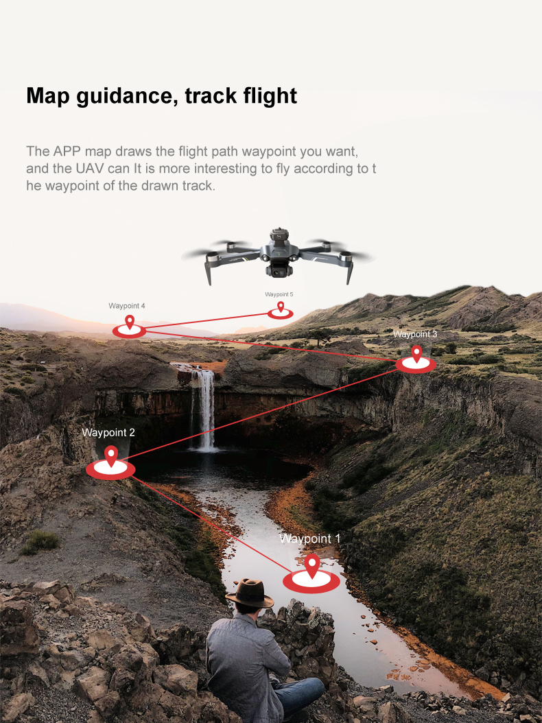 4DRC V28S GPS 5G WiFi FPV with 8K ESC HD Dual Camera 720P 360° Obstacle Avoidance Optical Flow Positioning Brushless Foldable RC Drone Quadcopter RTF