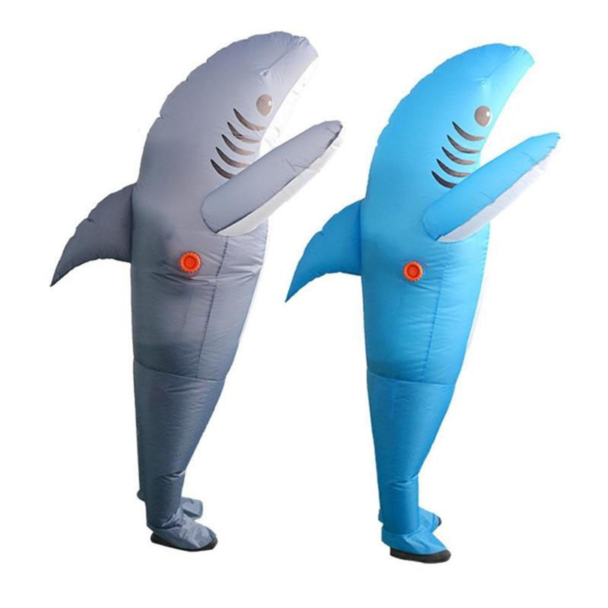 Inflatable Costumes Shark Adult Halloween Fancy Dress Funny Scary Dress Costume 9