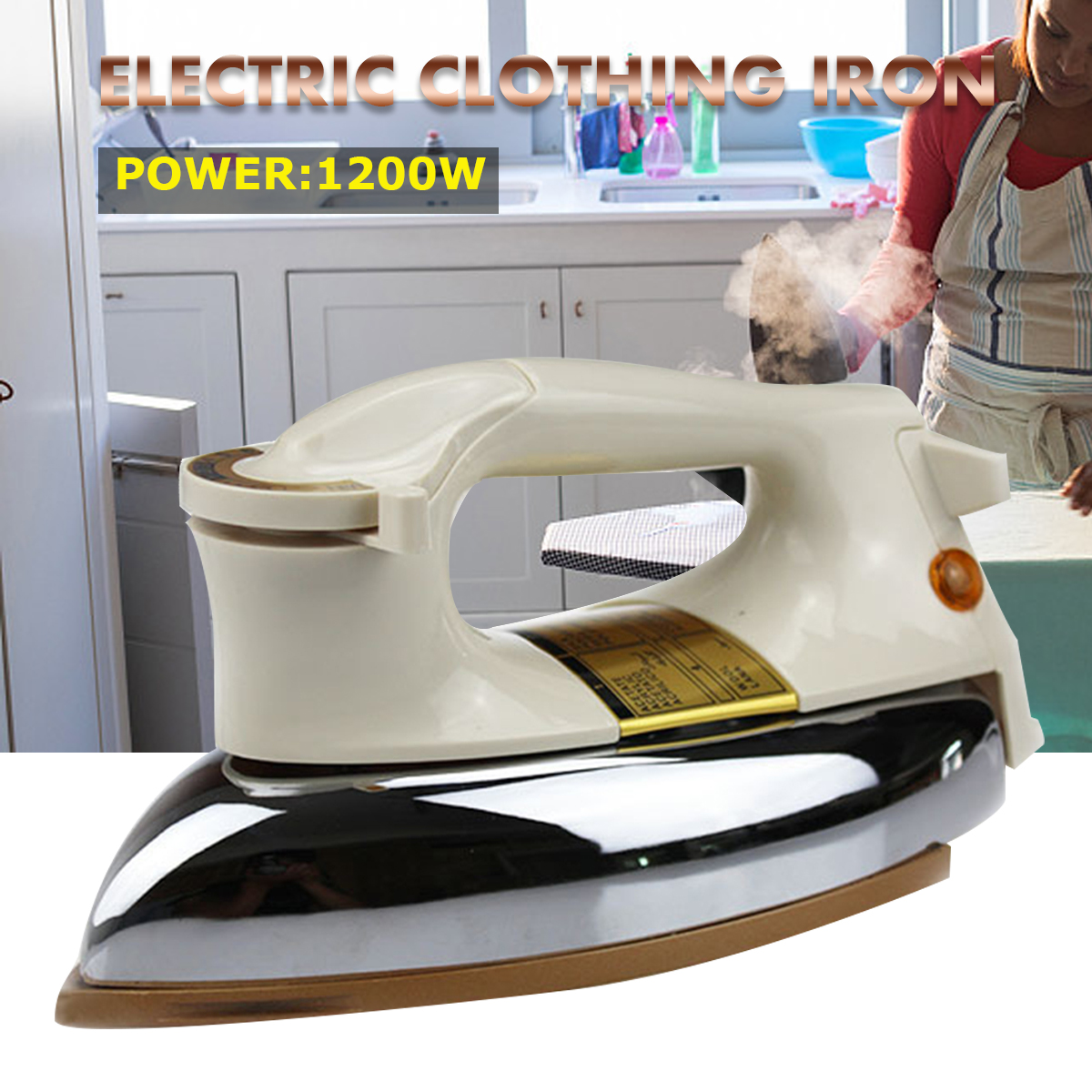 Handheld Steam Iron Electric Ironing Machine Portable Travel Home Cloth Garment Steamer