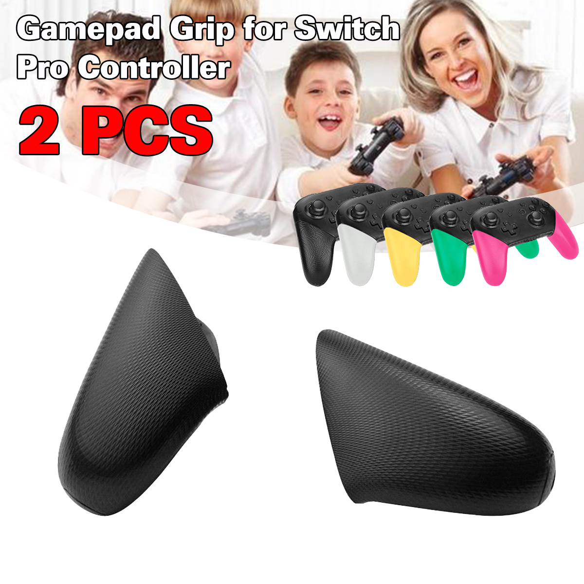 Replacement Grip Handle Protection Solid Shell Skidproof Holder For Nintendo Switch Pro Gamepad Controller 9