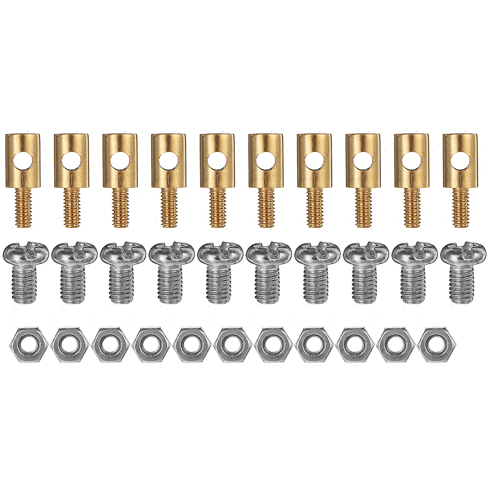 50PCS 1.8mm Adjustable Pushrod Connectors Linkage Stoppers For RC Airplane