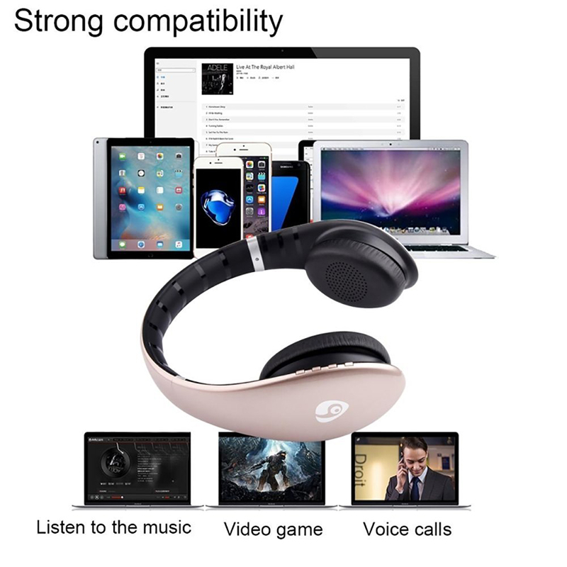 Ovleng S66 On-ear Sport Noise Reduction HiFi Stereo Heavy Bass Bluetooth Headphone With Mic 20