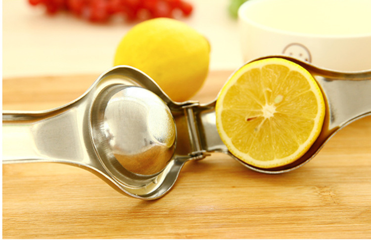 1pcs mão de aço inoxidável espremedor de suco de laranja manual de limão espremedor espremedor de frutas extractor 