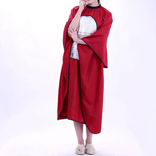 Hairdressing Robe Cloth Waterproof Barber Hairdresser Salon Cape Gown With Phone Window