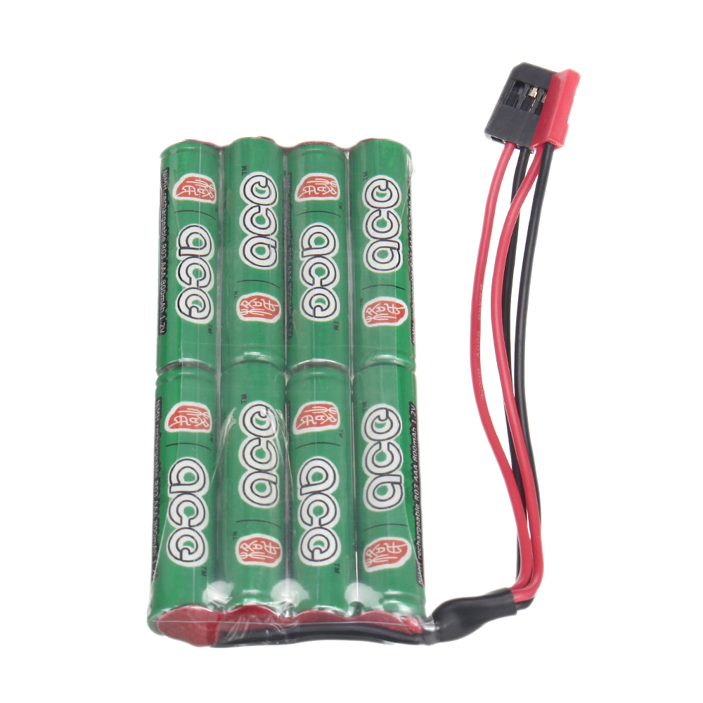 Gens ACE 9.6V 800mAh AAA NiMH Battery JST Futaba Plug for RC Racing Drone