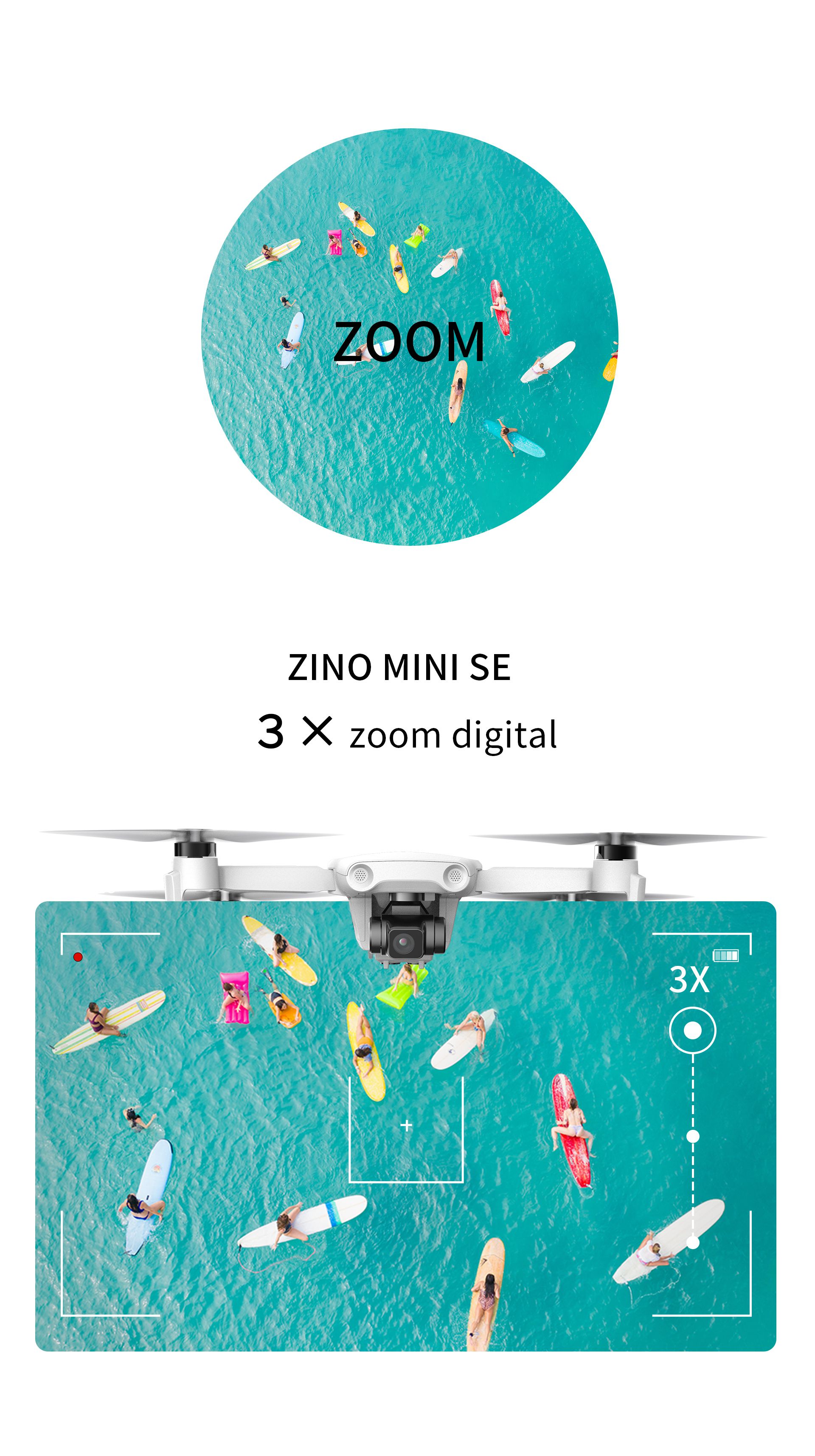 Hubsan ZINO Mini SE 249g GPS 6KM FPV with 4K 30fps Camera 3-axis Gimbal 45mins Flight Time AI Tracking RC Drone Quadcopter RTF - Photo: 9