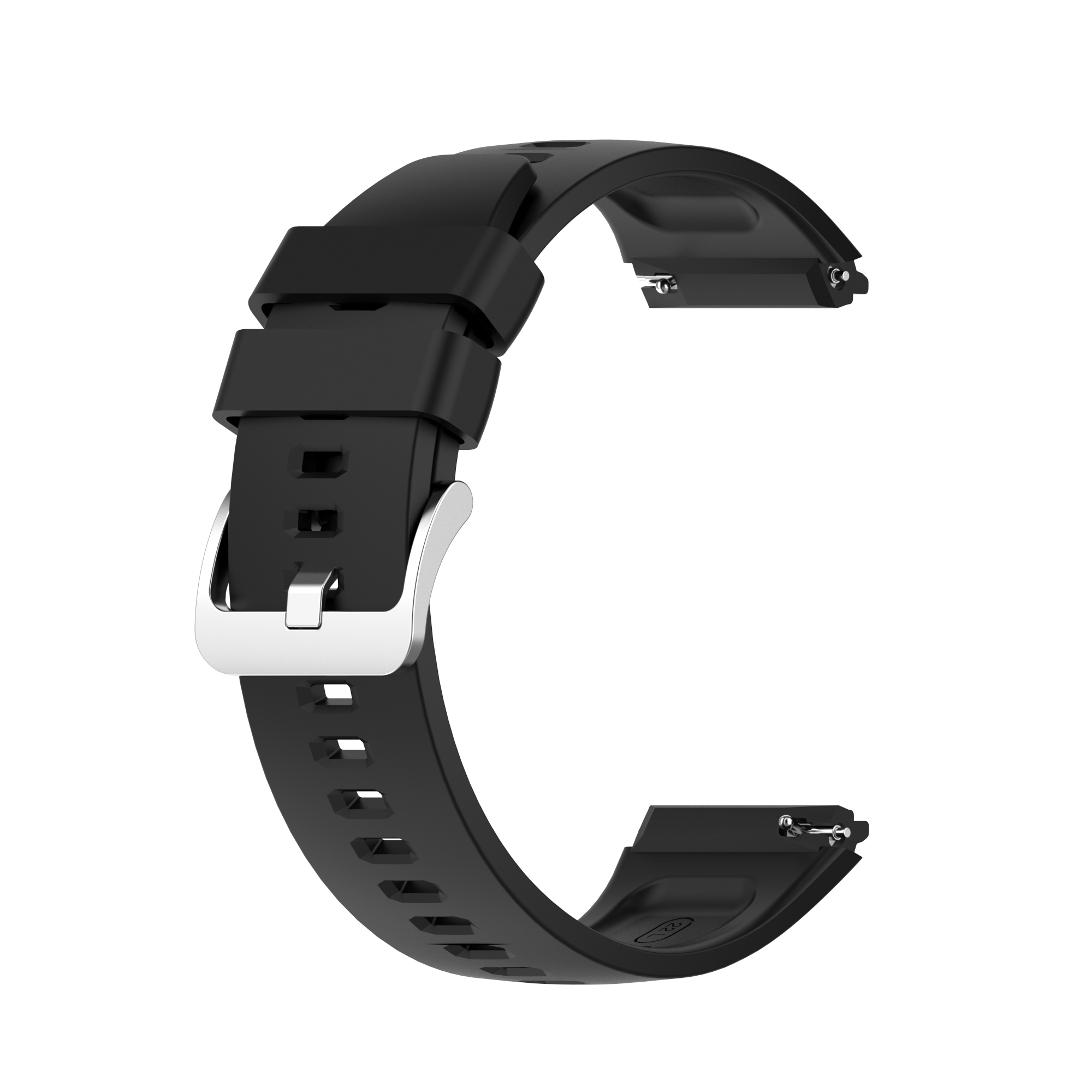 Original Silicone Watch Band Steel Buckle Watch Strap only for Huawei Watch GT 2e