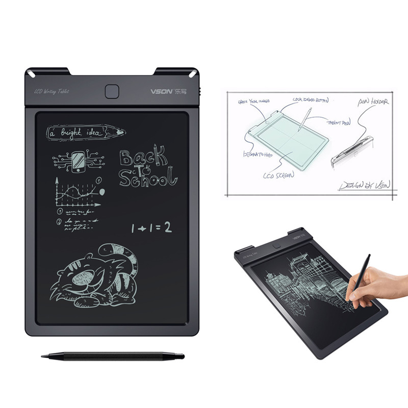 13 inch Portable LCD Writing Tablet Rewritable Pad Artwork Draft APP Paint Edit