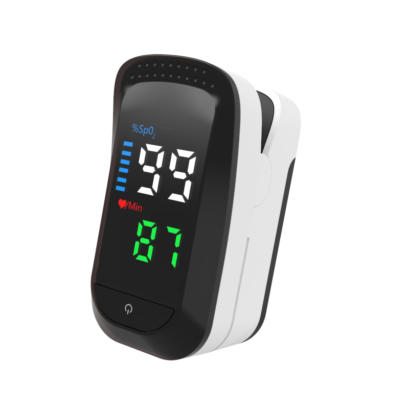 Monitor de saturação de oxigênio no sangue portátil de SpO2 na ponta do dedo LED Monitor de frequência Coração