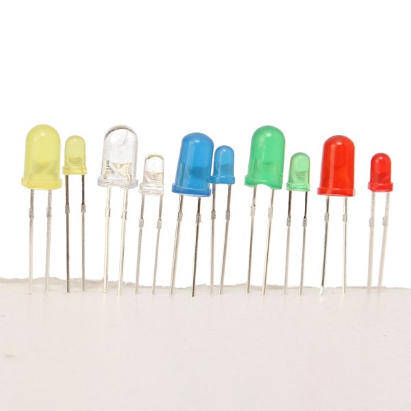 300Pcs 3mm 5mm LED Diode 10 Values Assortment Kit For Arduino