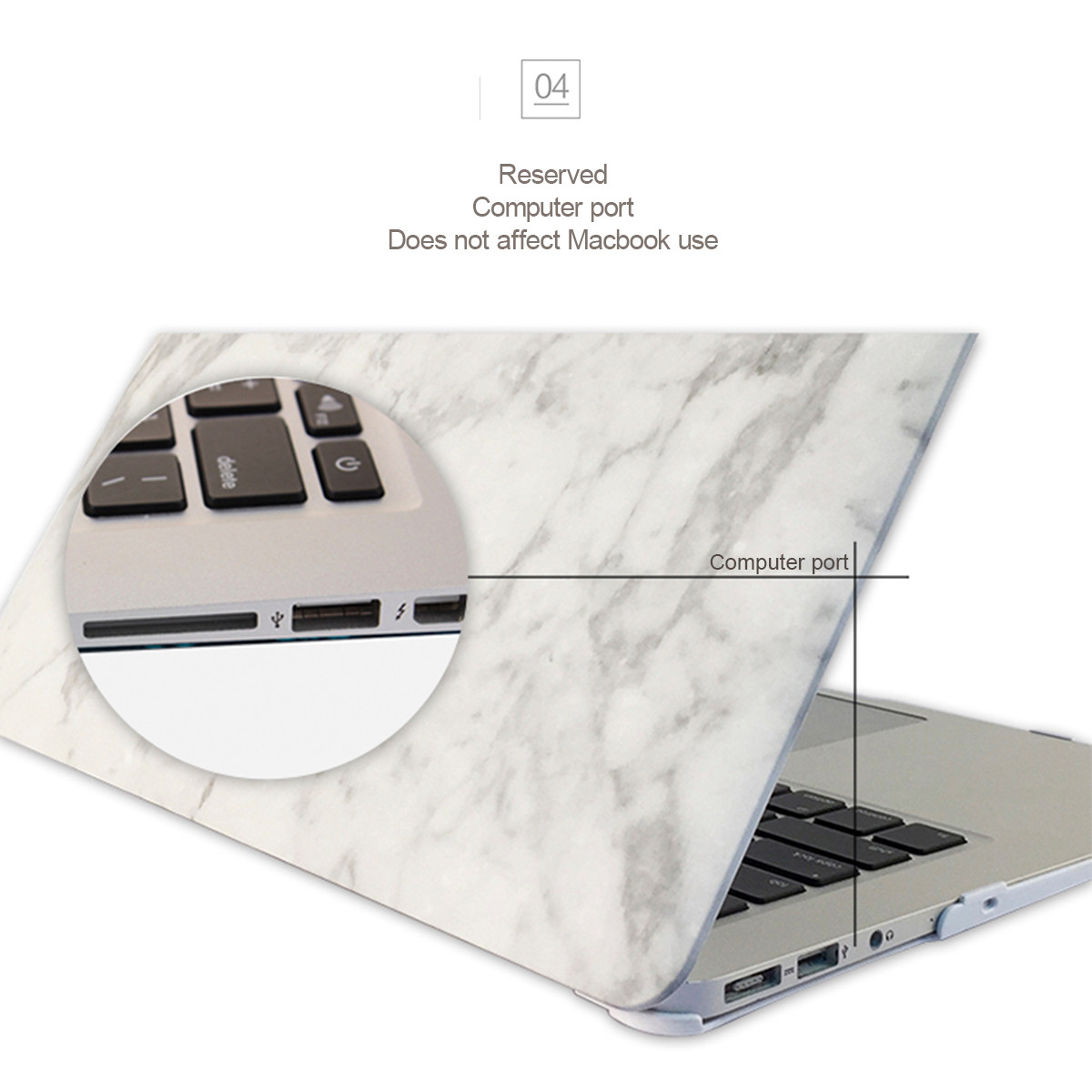 Marble Matte Hard Case Cover Shell For Macbook Air Pro 11 12 13 15 '' Retina