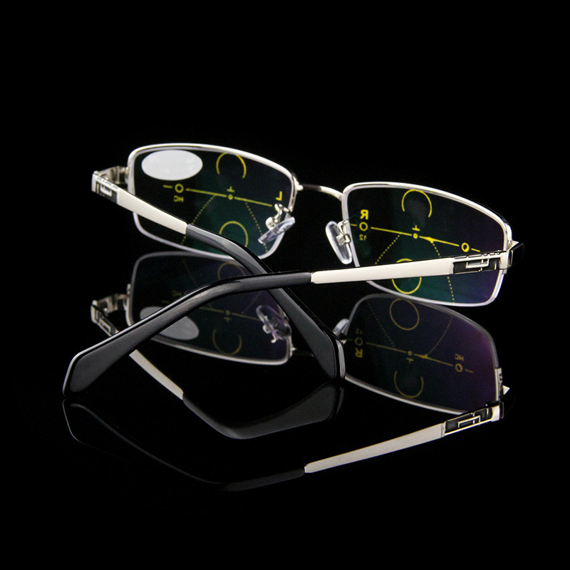 KCASA Intelligent Reading Glasses Anti UV Progressive Multifocal Lens Presbyopia 