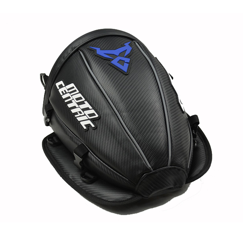 

Motocentric Waterproof Motorcycle Carbon fibre Reflective Tail Bag Travel Tank Bag Saddlebags