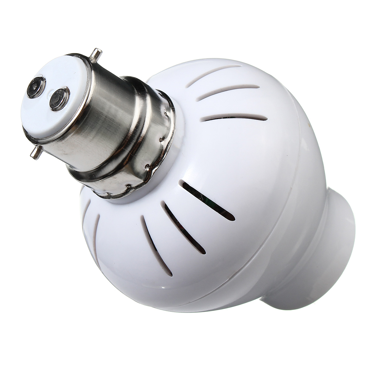B22 To E27 Infrared PIR Induction Motion Sensor Bulb Adapter Light Socket Lamp Holder AC110-240V