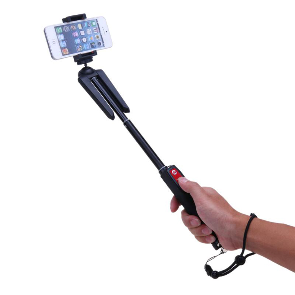 A8 3 In 1 Shutter Remote Mini Tripod Handheld Gimbal Stabilizer W/ Ball Head for Camera Phone Gopro - Photo: 4