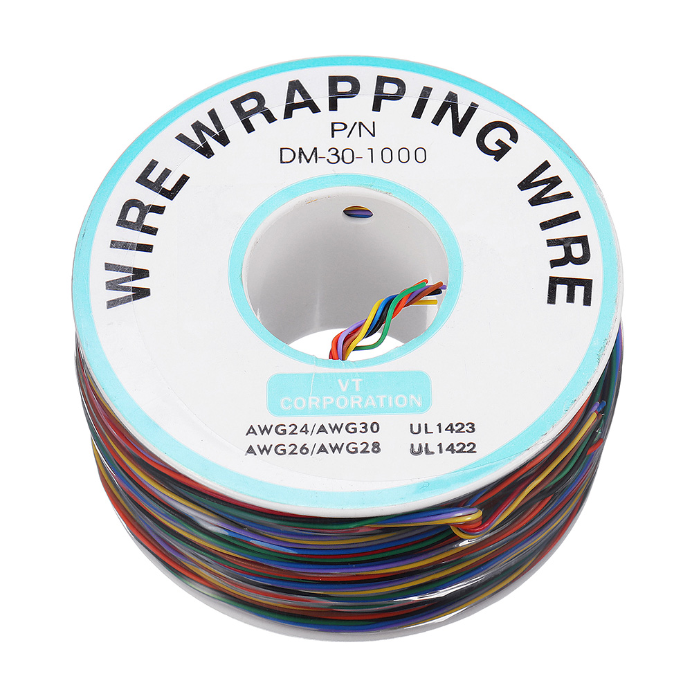 8 Colors OK Wire 30AWG Wrapping Wire Line Tin Plated Copper Flying Jumper Cable 280m - Photo: 2