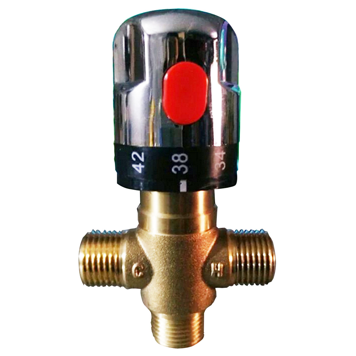 

15mm Hot/Cold Thermostatic Mixing Valve For Bidet Solar Water Heater Shower Mixer