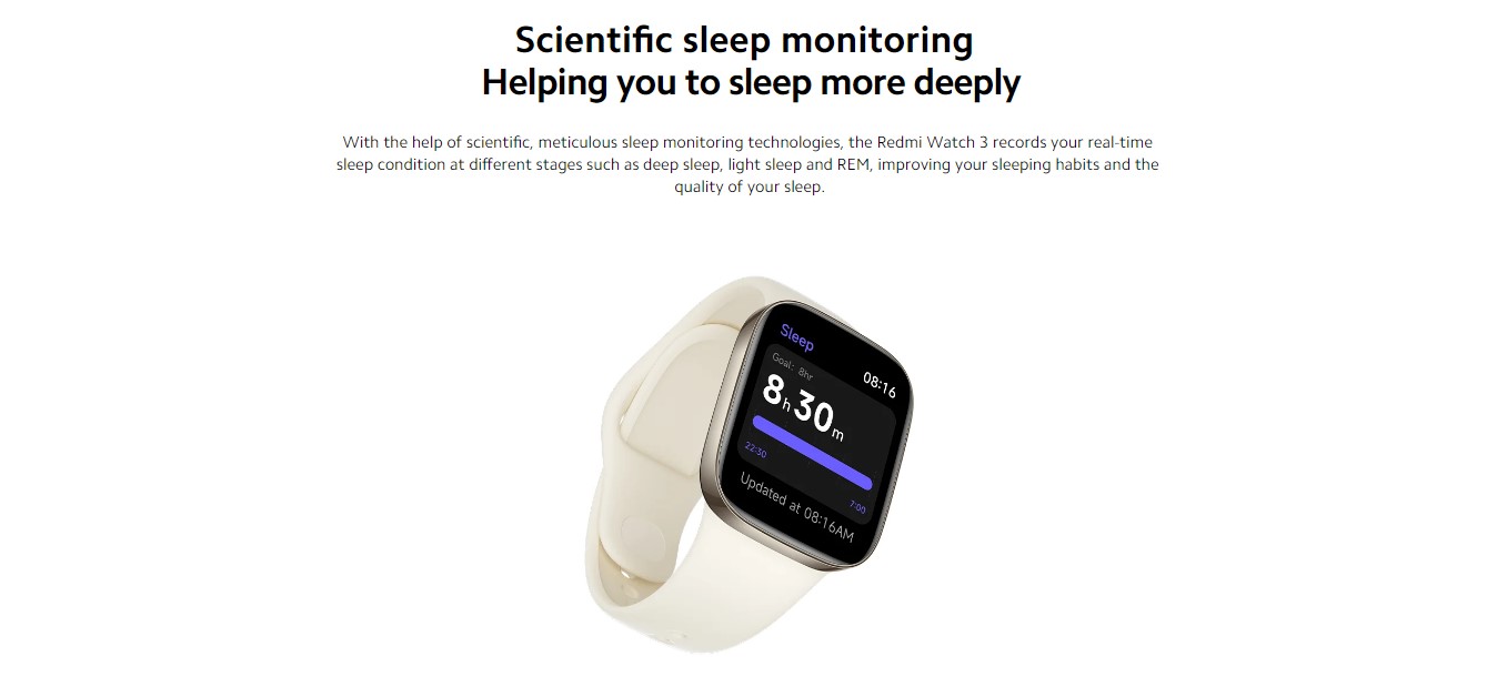Xiaomi Redmi Watch 3 1.75 inch HD AMOLED 60Hz GPS Blood Oxygen Monitor Heart Rate Monitor 5ATM SOS bluetooth Call Smart Watch