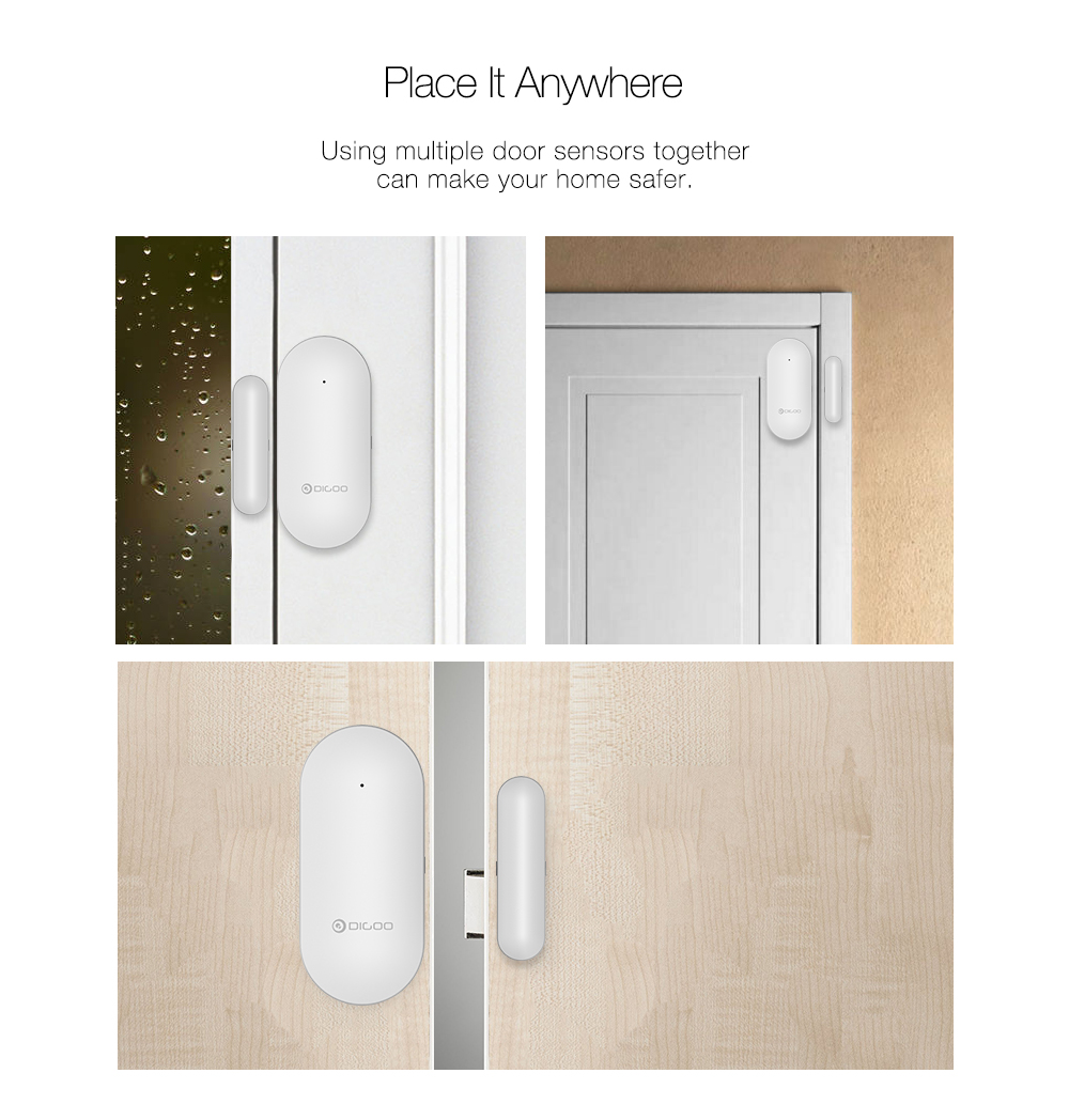 DIGOO 433MHz New Door & Window Alarm Sensor for HOSA HAMA Smart Home Security System Suit Kit Access