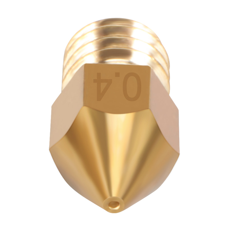 Kingroon MK8 Nozzle 0.2mm 0.4mm 0.5mm 0.6mm 0.8mm 1.0mm 3D Printer Part Extruder M6 Thread Brass Nozzle 1.75mm 3mm Filament