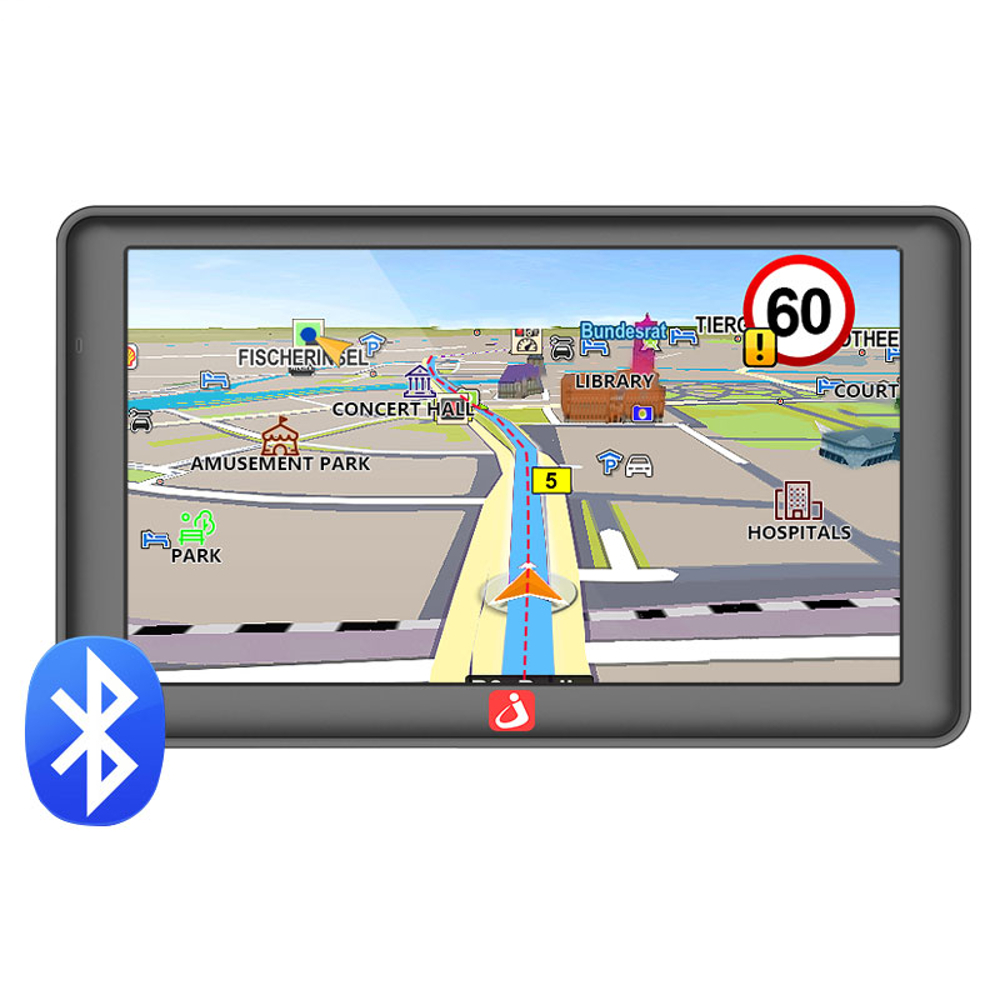 

Junsun D600-BT 7 Inch HD Touch Screen bluetooth Hand-free Car GPS Navigation