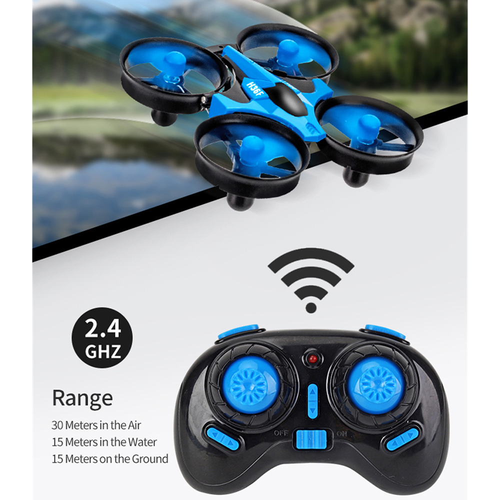 JJRC H36F Terzetto with Two Batteries 1/20 2.4G 3 In 1 RC Boat Vehicle Flying Drone Land Driving RTR Model - Photo: 11