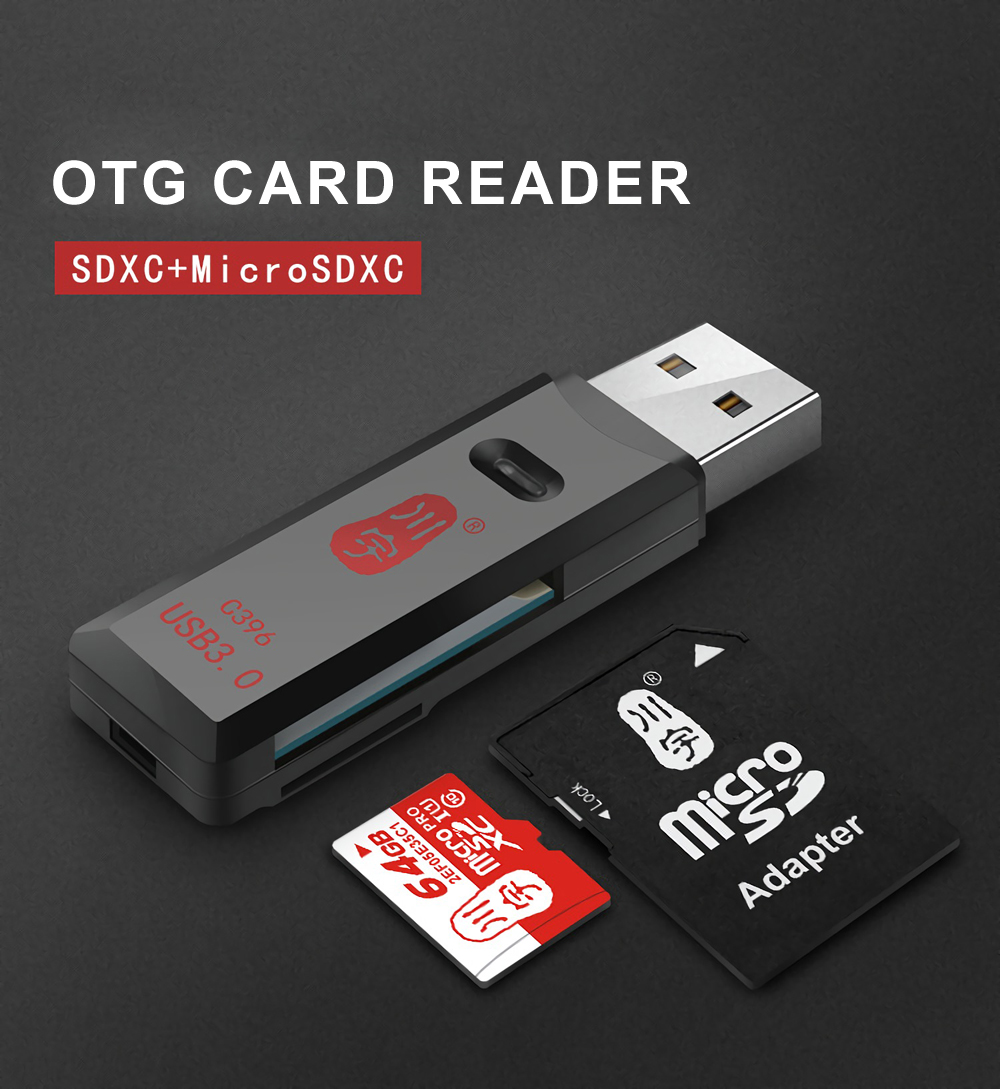 Kawau C396 DUO USB 3.0 SD TF Card Reader Support Simultaneous Read 7