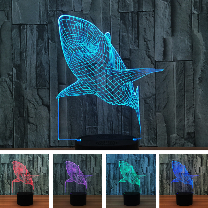 Colorful Festival Halloween LED 3D Illusion Lamp Night Light TF Card Bluetooth Speaker 32