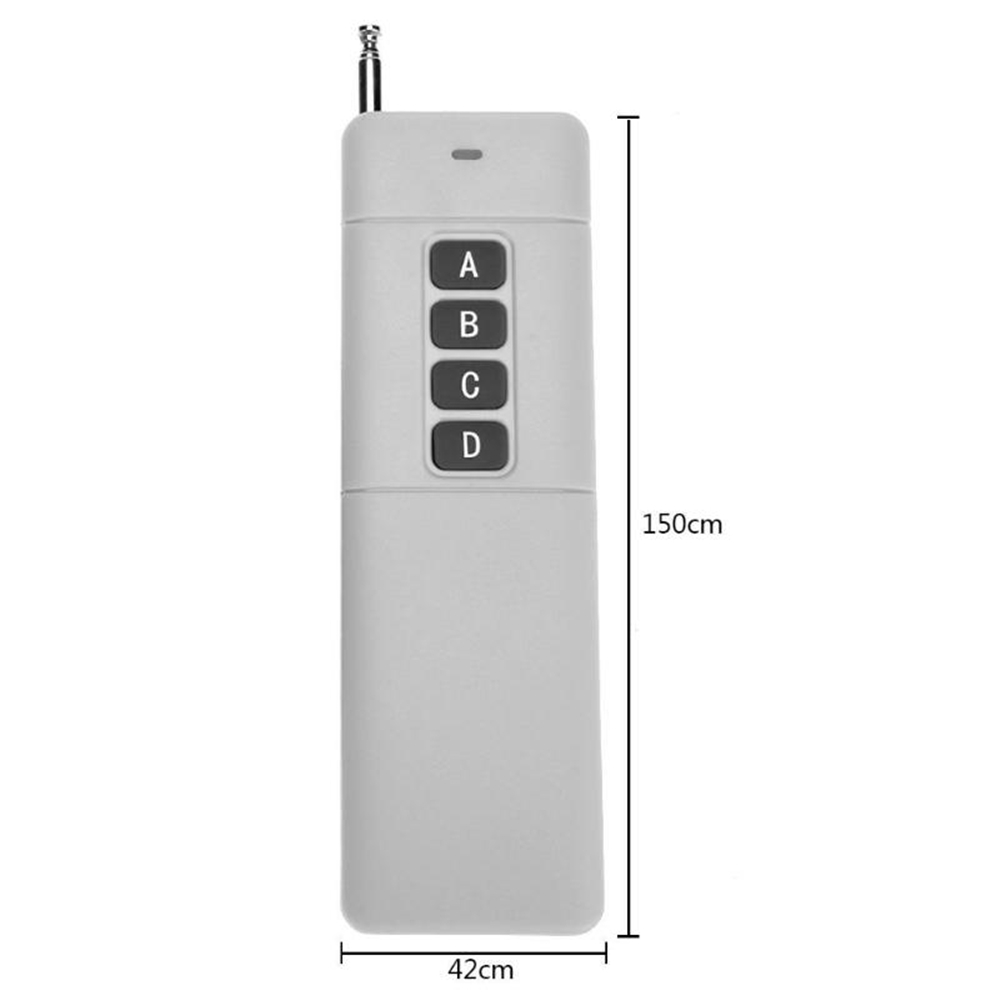 Fob 433MHz Wireless 4Keys Copy Cloning Remote Control Duplicator Garage Door Key