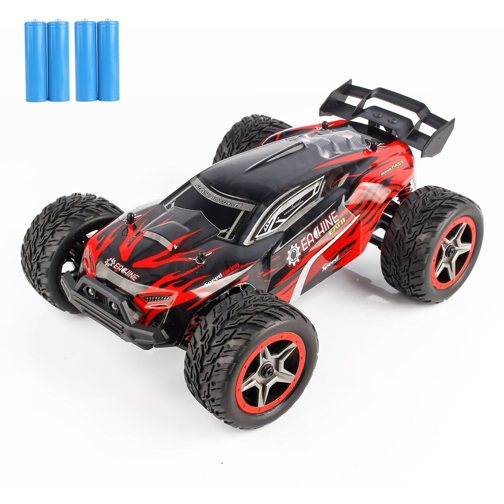 Eachine EAT11 1/14 2.4G 4WD RC Car High Speed Vehicle Models W/ Head Light Full Proportional Control Two Battery - Photo: 2