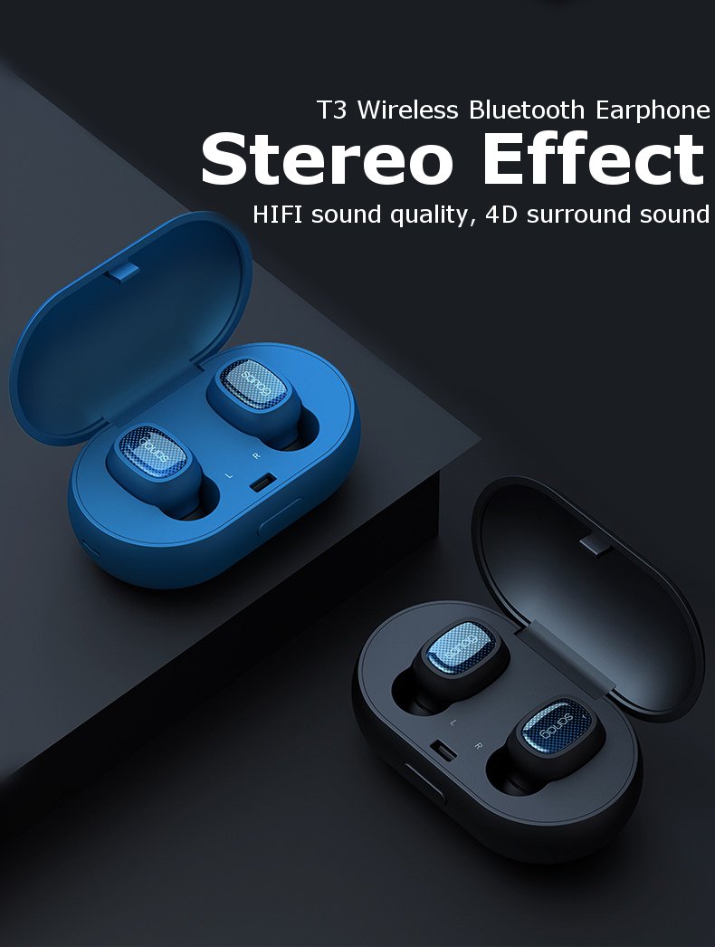 [Truly Wireless] Mini Dual Bluetooth Earphone Stereo IPX5 Waterproof Headphones With Charging Box 9