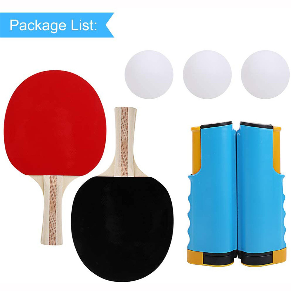 Table Tennis Set Portable Net Frame Telescopic Net Frame Sports Decompression Indoor Toys