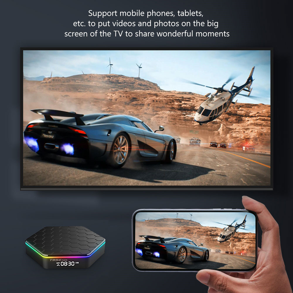 T95Z PLUS tv box android 12.0 Allwinner H618 2.4G&5G BT5.0 WIFI6 64G Set top box 6k video decoding media player 2022