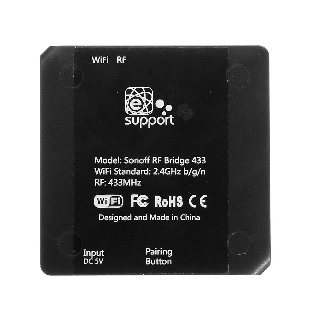 10pcs SONOFF® RF Bridge WIFI 433 MHz Substituição Inteligente Domótica Interruptor universal Domótica Wi-Fi remoto Controlador RF