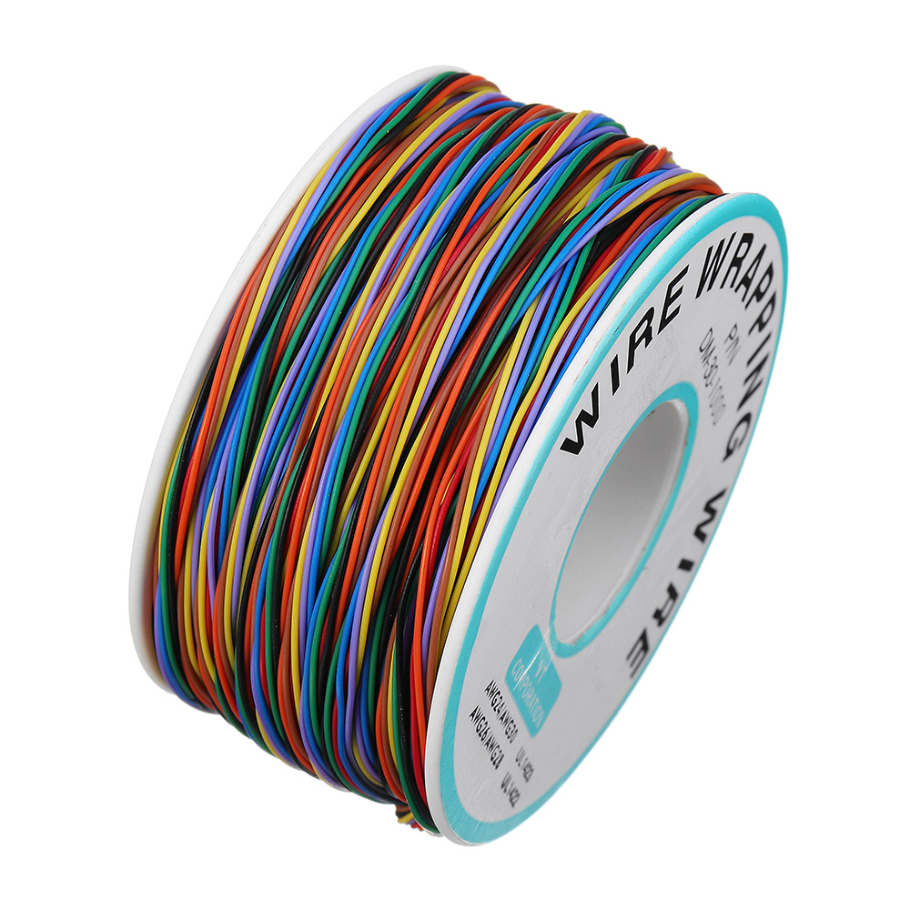 8 Colors OK Wire 30AWG Wrapping Wire Line Tin Plated Copper Flying Jumper Cable 280m - Photo: 5
