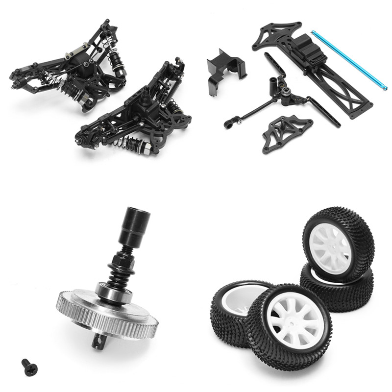 ZD Racing 9102 Thunder B-10E DIY Car Kit 2.4G 4WD 1/10 Scale RC Off Road Buggy Without Electronic Parts - Photo: 6