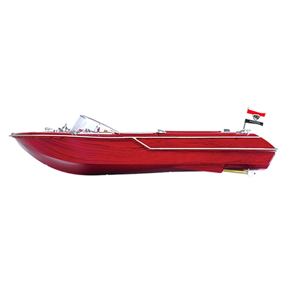 HUIQI SK1 RTR 2.4G 25km/h RC Boat Remote Control Racing Ship Waterproof Wood Speedboat Toys Vehicle Retro Models