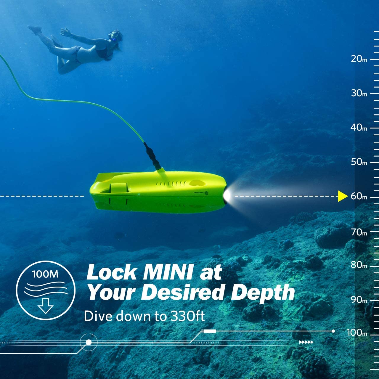 CHASING Gladius Mini Underwater Drone With 4K HD Camera 2 Hours Working Time One Key Depth Hold Live Stream Diving Rescue RC Drone - Photo: 9