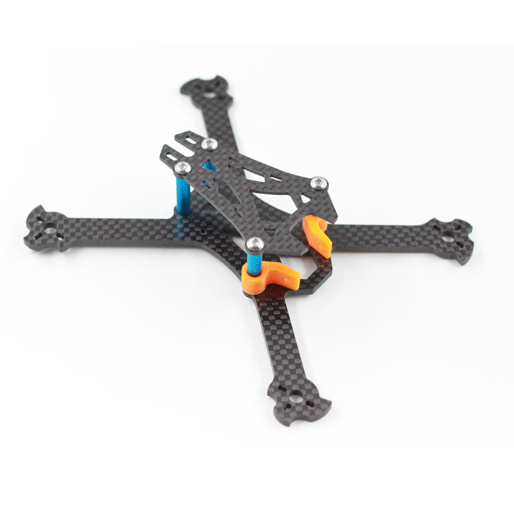 A-Max Shadow Frog 138mm Stretch X FPV Racing Frame Kit For RC Drone Supports RunCam Micro Swift - Photo: 2
