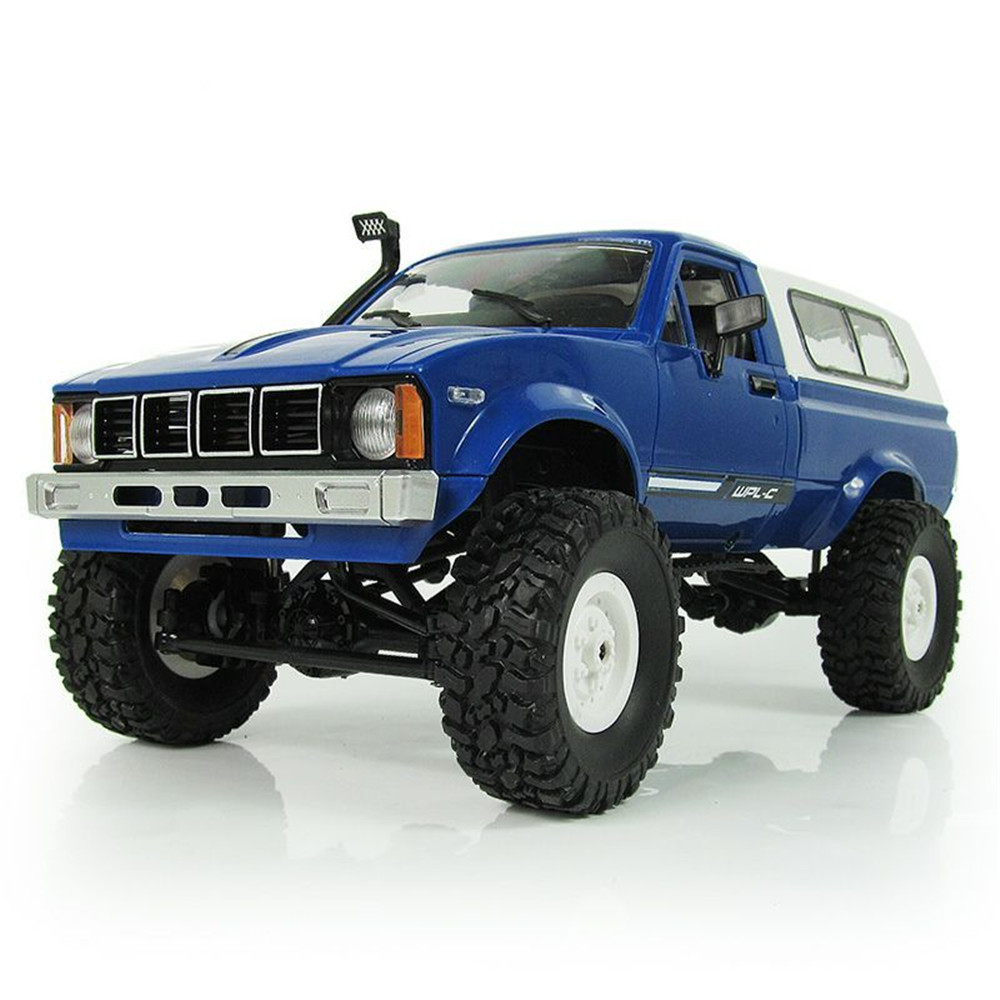 WPL C-24 1/16 4WD 2.4G Military Truck Buggy Crawler Off Road RC Car 2CH RTR Toy Kit - Photo: 4
