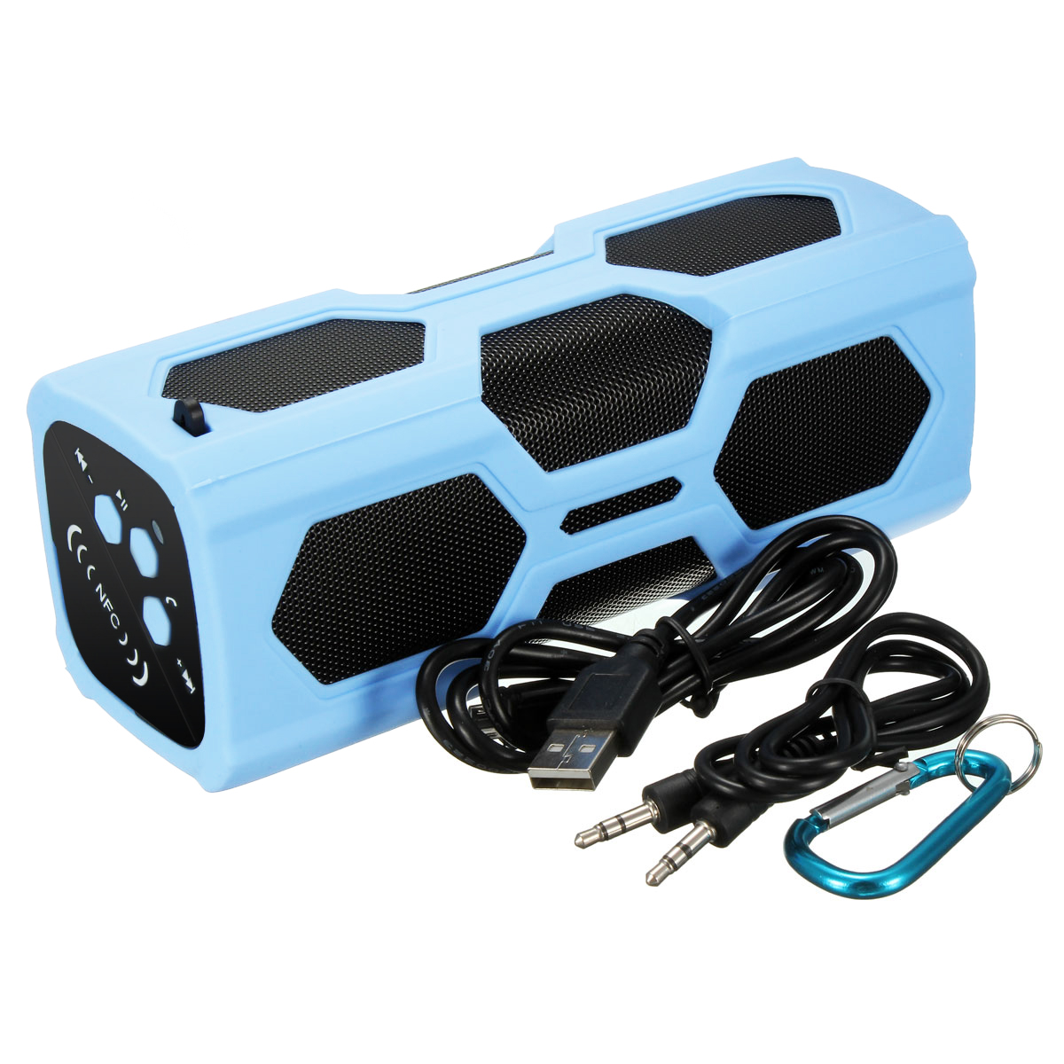 Elegiant IPX4 Waterproof Shockproof Bluetooth Speaker Portable Bass Subwoofer 41